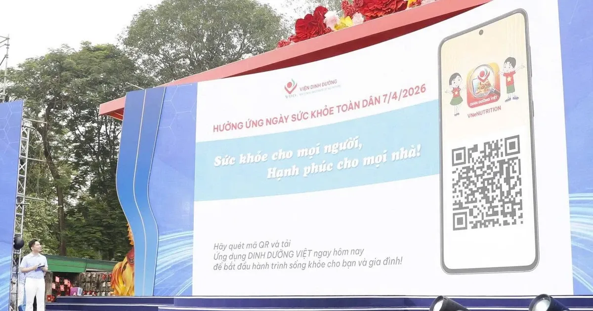Institut Gizi Vietnam Luncurkan Aplikasi VNeNUTRITION untuk Informasi dan Penilaian Gizi