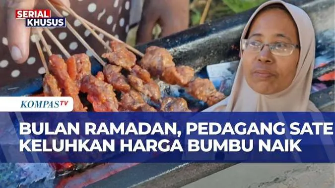 Harga Bahan Pokok Naik di Denpasar, Pedagang Sate di Pasar Ramadan Pilih Tahan Harga Jual