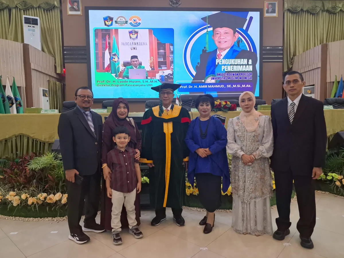 UMI Kukuhkan Prof. Muh. Adnan Lira sebagai Guru Besar Hukum, Soroti Konflik Tanah dan Keadilan Tata Ruang