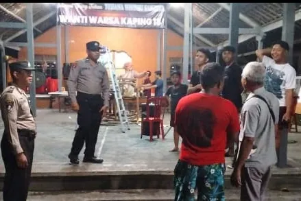 Polres Klungkung Hentikan Musik Bising di Karangnadi, Kusamba