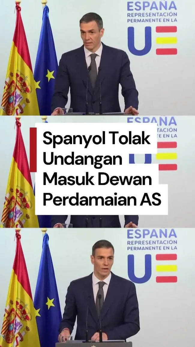 Indonesia Gabung Dewan Perdamaian Bentukan Trump, Spanyol Menolak