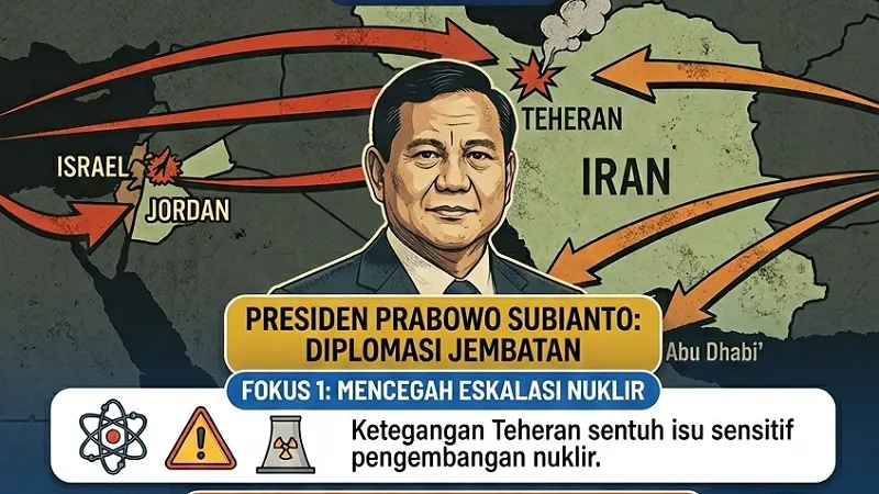 Indonesia Diuji Konflik AS-Iran, Jakarta Tempuh Diplomasi “Jembatan” Lewat Board of Peace