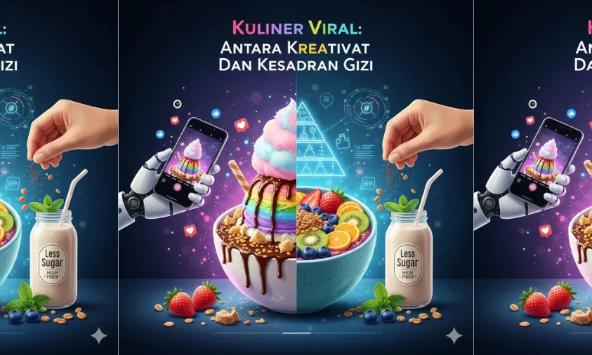 Kuliner Viral Melesat di Media Sosial, Tantangan Baru: Kreatif namun Tetap Sehat