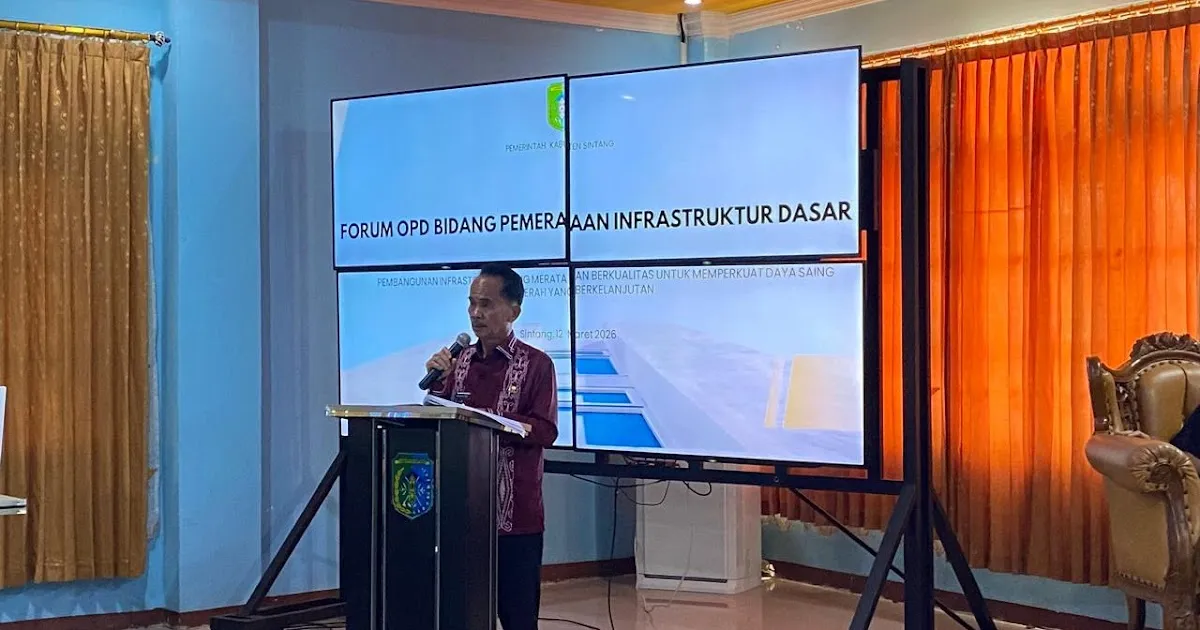 Bupati Sintang Soroti Jalan Mantap 12,07 Persen, OPD Diminta Fokus pada Lima Agenda Infrastruktur RKPD 2027