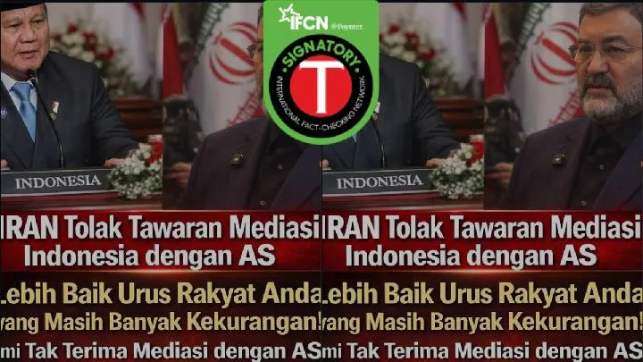 Klaim Dubes Iran Minta Prabowo ‘Urus Rakyat Sendiri’ Tidak Didukung Pernyataan Resmi