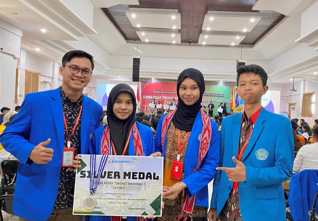 Mahasiswa FKIK Unismuh Makassar Raih Juara Dua Lomba Esai Nasional LETIN 3 di Bali