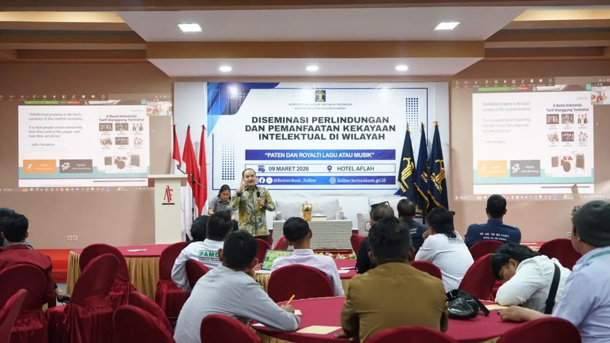 Kemenkum Sulbar Gelar Diseminasi Paten dan Royalti Musik di Mamuju
