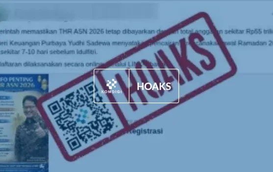 Beredar Tautan Pendaftaran THR ASN 2026 di Facebook, Pemerintah Tegaskan Hoaks