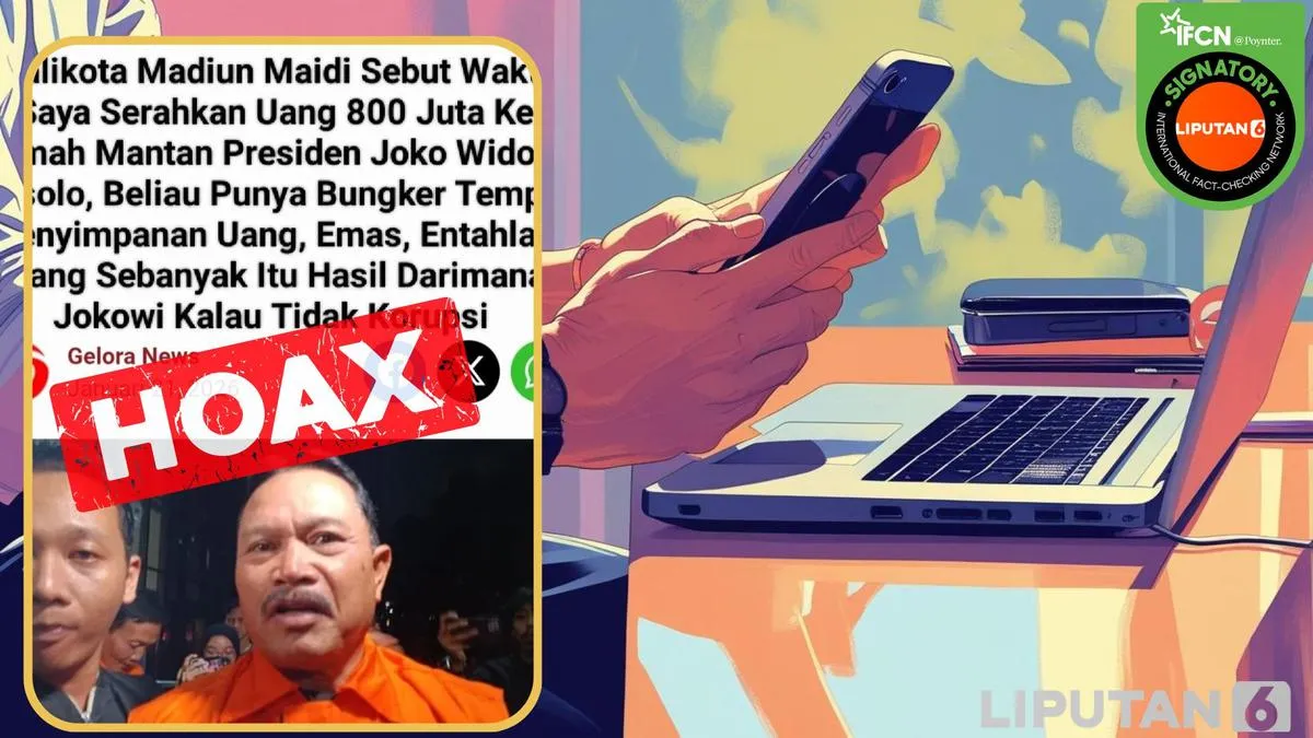 Cek Fakta: Klaim Artikel Maidi Serahkan Rp 800 Juta kepada Jokowi Disebut Hoaks