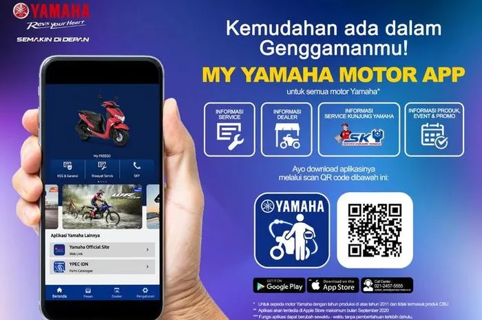 Yamaha Punya Dua Aplikasi Resmi untuk Konsumen, Ini Perbedaan Fungsi Y-Connect dan My Yamaha Motor