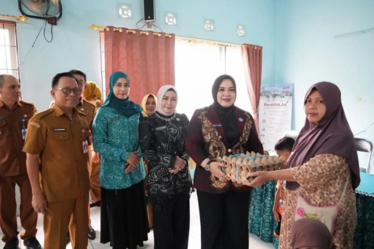 TP PKK Tapin Salurkan Bantuan Gizi Anak Lewat P2K2 di 135 Desa Prioritas Stunting