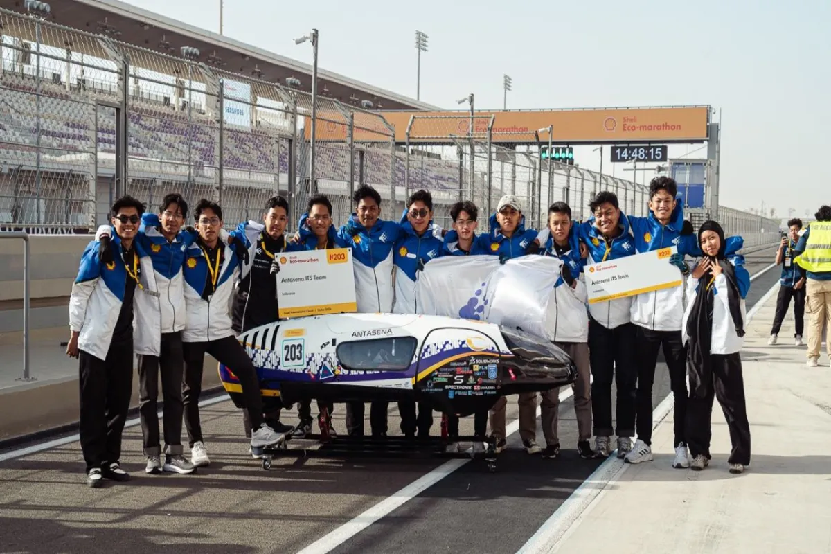 Tim Antasena ITS Raih Dua Penghargaan di Shell Eco-marathon 2026 Qatar, Lolos ke Kejuaraan Dunia 2027