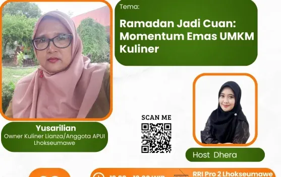 Ramadan Dinilai Jadi Momentum Emas bagi UMKM Kuliner Muda di Lhokseumawe