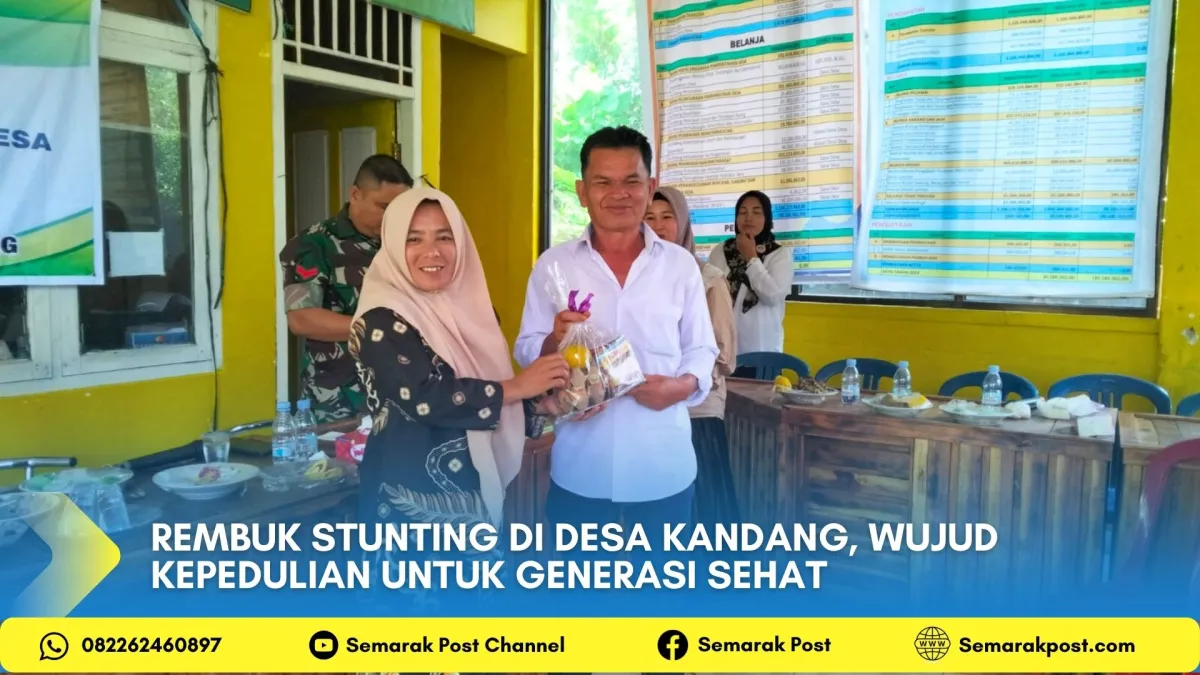 Desa Kandang Gelar Posyandu Balita dan Dewasa untuk Dukung Pencegahan Stunting