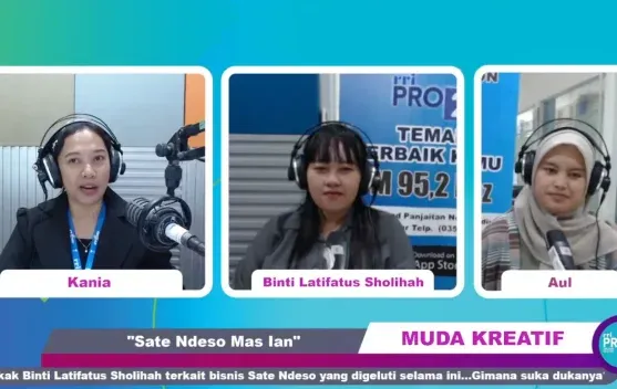 Berawal dari Resep Keluarga, Sate Ndeso Mas Ian Bertahan dan Diminati di Alun-alun Madiun