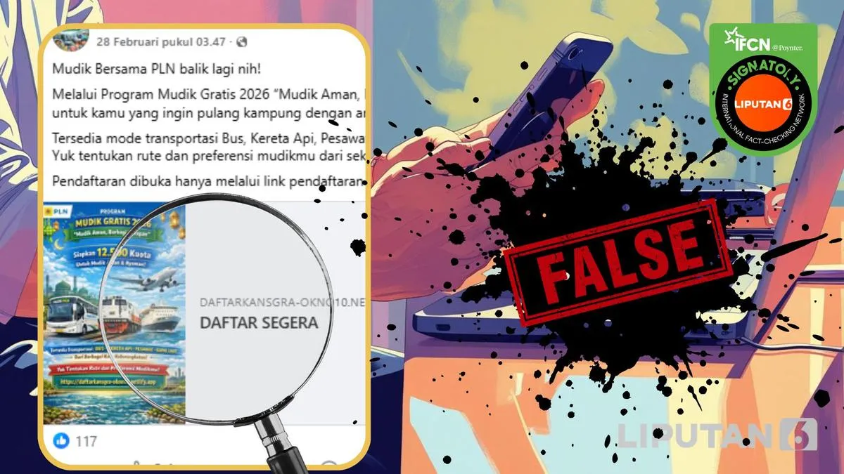 Hoaks Pendaftaran Mudik Gratis 2026 Marak di Media Sosial, Waspadai Tautan Palsu