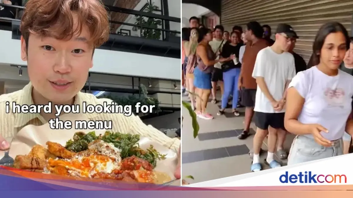 Influencer Malaysia Buka Warung Ayam Gepuk, Antrean Pembeli Mengular