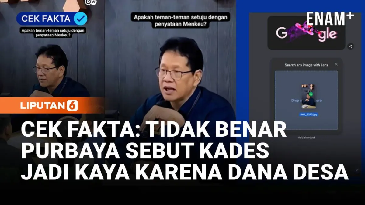 Cek Fakta: Klaim Purbaya Menyebut Kepala Desa Kaya karena Dana Desa Disebut Tidak Benar