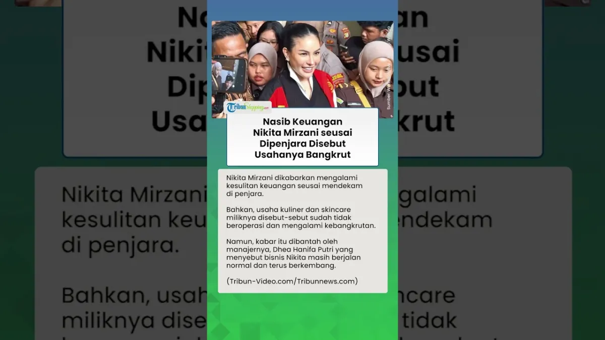 Manajer Bantah Isu Nikita Mirzani Bangkrut Usai Dipenjara, Sebut Bisnis Kuliner dan Skincare Masih Berjalan