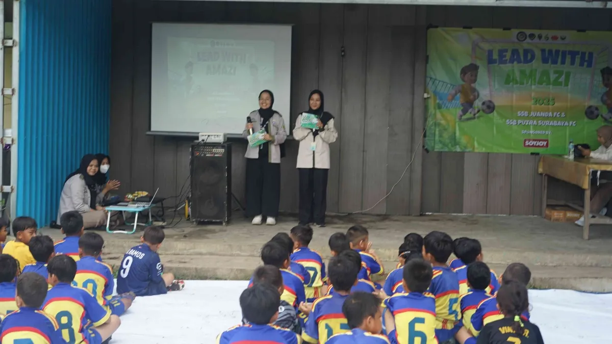 AMAZI FKM UNAIR Gelar LEAD with AMAZI, Edukasi Gizi Olahraga untuk Atlet Muda di Sidoarjo