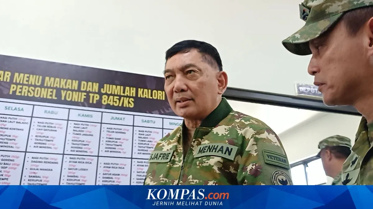 Menhan Tinjau Dapur Yonif TP 845 di Belitung Timur, Minta Prajurit Tak Beli Bahan dari Tengkulak