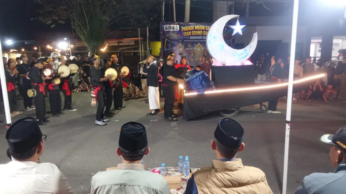 Dispora Kaltara Resmi Lepas Parade Musik Sahur dan Sound Sahur Tarakan 2026