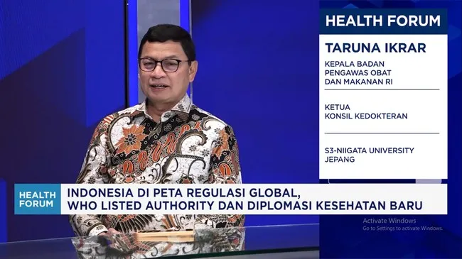 BPOM Masuk Daftar WHO Listed Authority, Pemerintah Soroti Penguatan Diplomasi Kesehatan