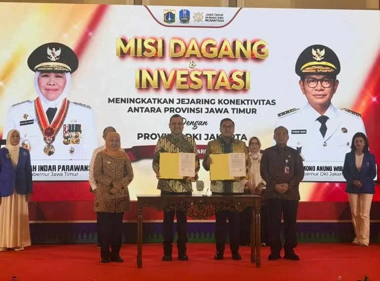 HIPMI Jatim dan HIPMI Jaya Teken MoU Perkuat Kolaborasi Hadapi Tekanan Ekonomi Global
