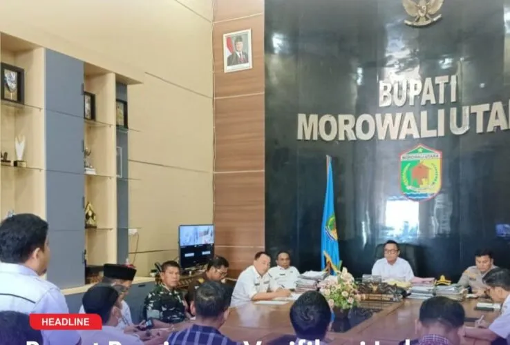 Kantah ATR/BPN Morowali Utara Ikut Rapat Susun Agenda Kerja Pengadaan Tanah untuk Pelebaran 9 Ruas Jalan di Kolonodale