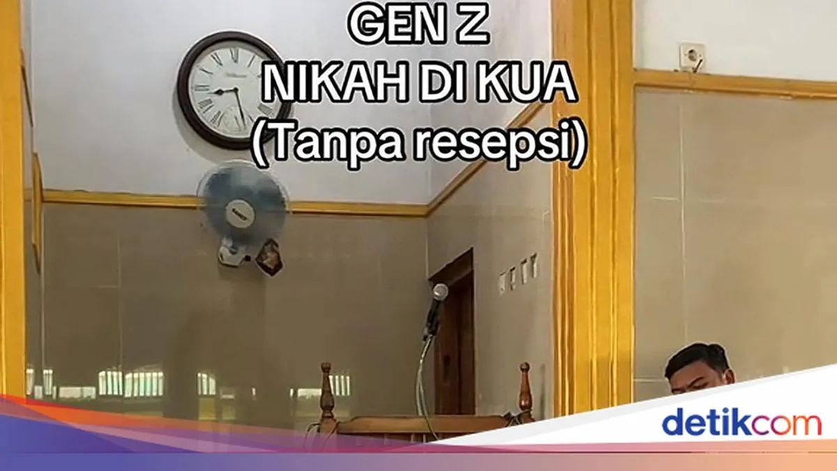 Viral Pasangan Gen Z Pilih Akad di KUA Tanpa Resepsi, Sore Hari Langsung Berlibur