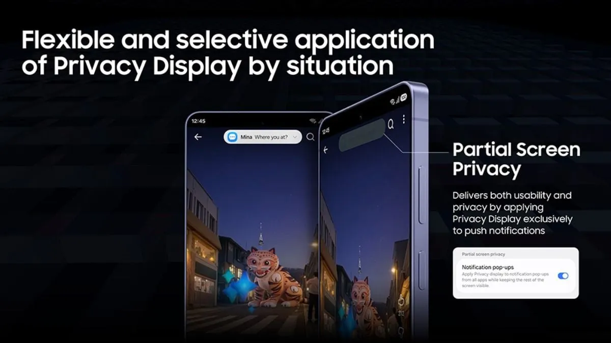 Samsung Perkenalkan Fitur Privacy Display Berbasis AI di Galaxy S26 Series