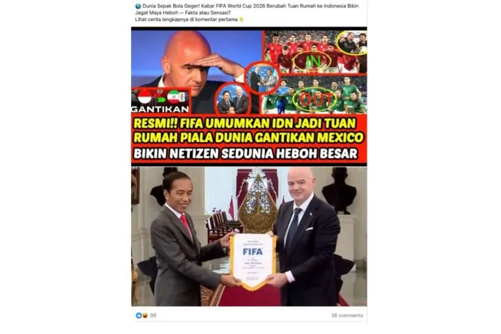 Klaim Indonesia Gantikan Meksiko sebagai Tuan Rumah Piala Dunia 2026 Tidak Berdasar