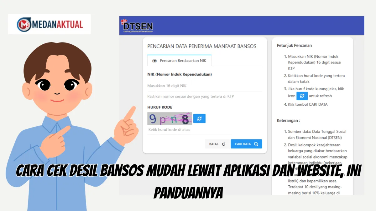 Panduan Cek Desil Bansos Lewat Aplikasi dan Situs Resmi Kemensos
