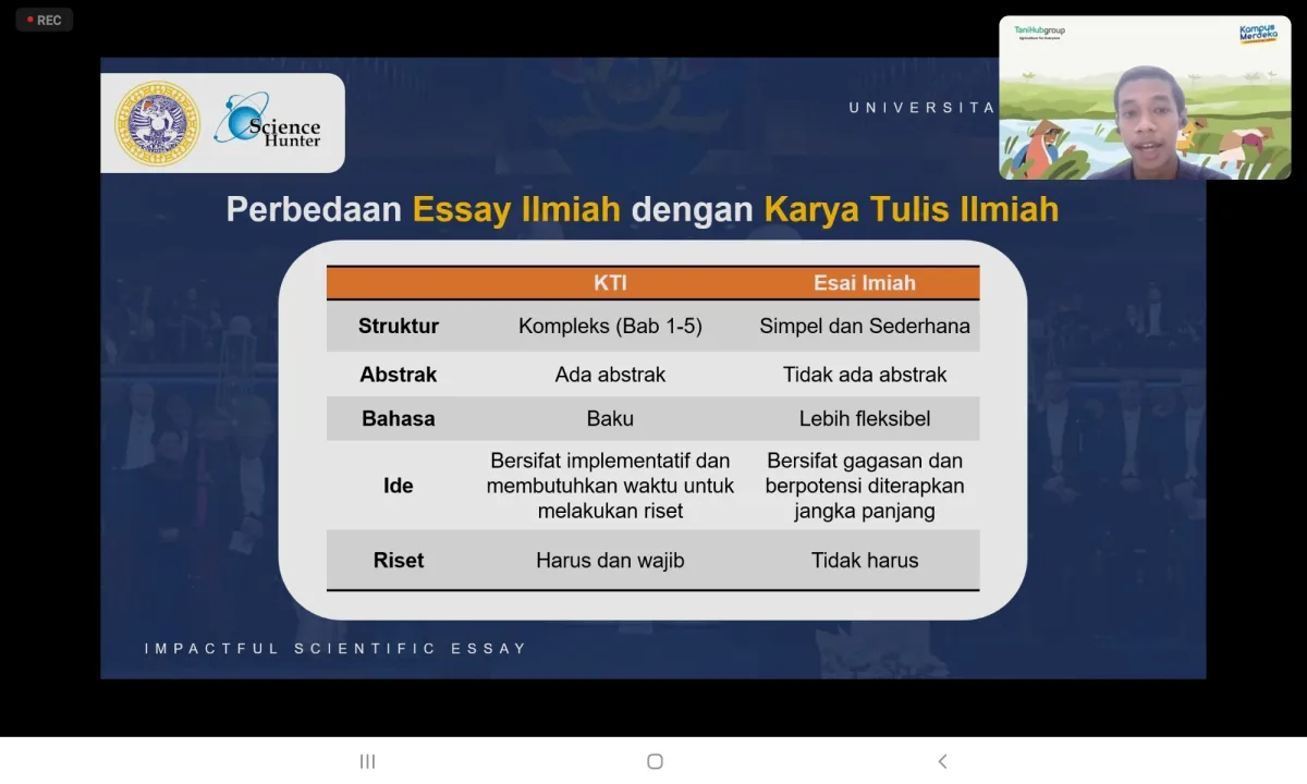 Komunitas Prestasi FPsi UNAIR Gelar Workshop, Bahas Strategi Menang Kompetisi Esai Ilmiah