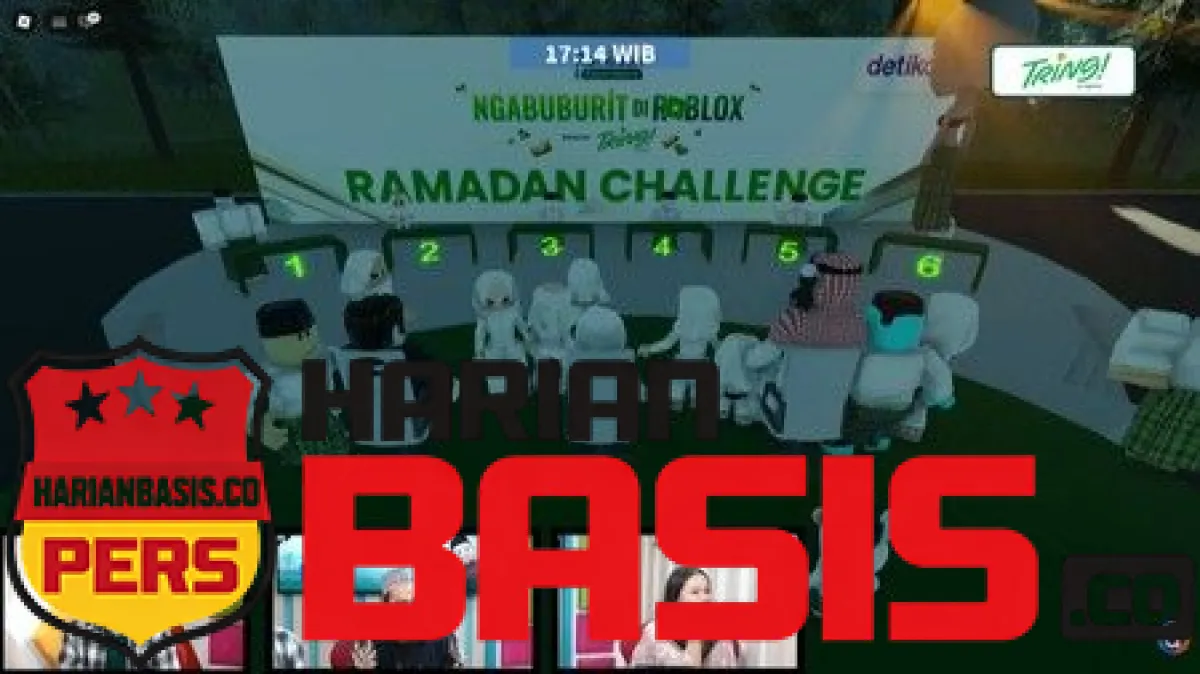 Kajian Roblox di Map Masjid Ar-Rahman Ramai, Peserta Jalani Misi Koin Emas hingga Bahas Literasi Finansial