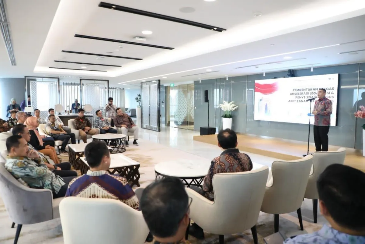 ATR/BPN dan Telkom Bentuk Satgas Percepatan Legalisasi serta Penyelesaian Kasus Aset Tanah hingga 2027