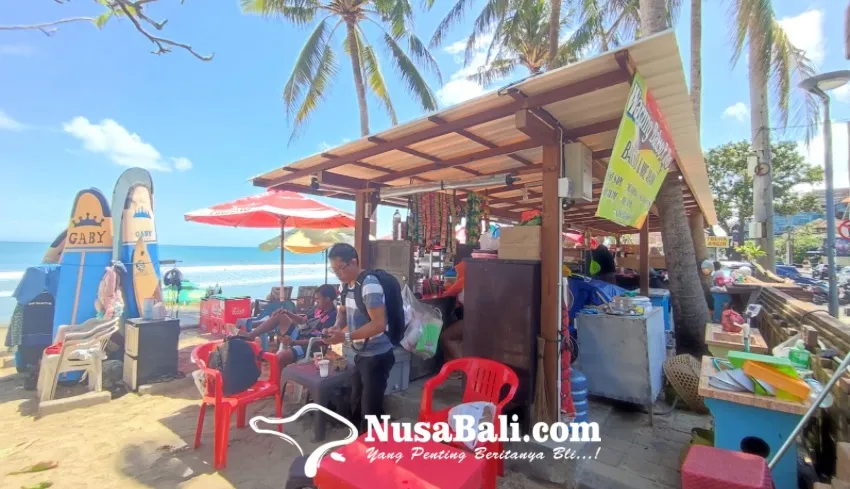 Pergola Pantai Kuta Tertata, Sekitar 50 Pedagang Kuliner Kini Terpusat di Lima Zona
