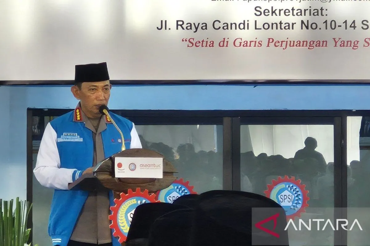 Kapolri Ajak Buruh Perkuat Solidaritas Hadapi Dinamika Global demi Indonesia Emas 2045
