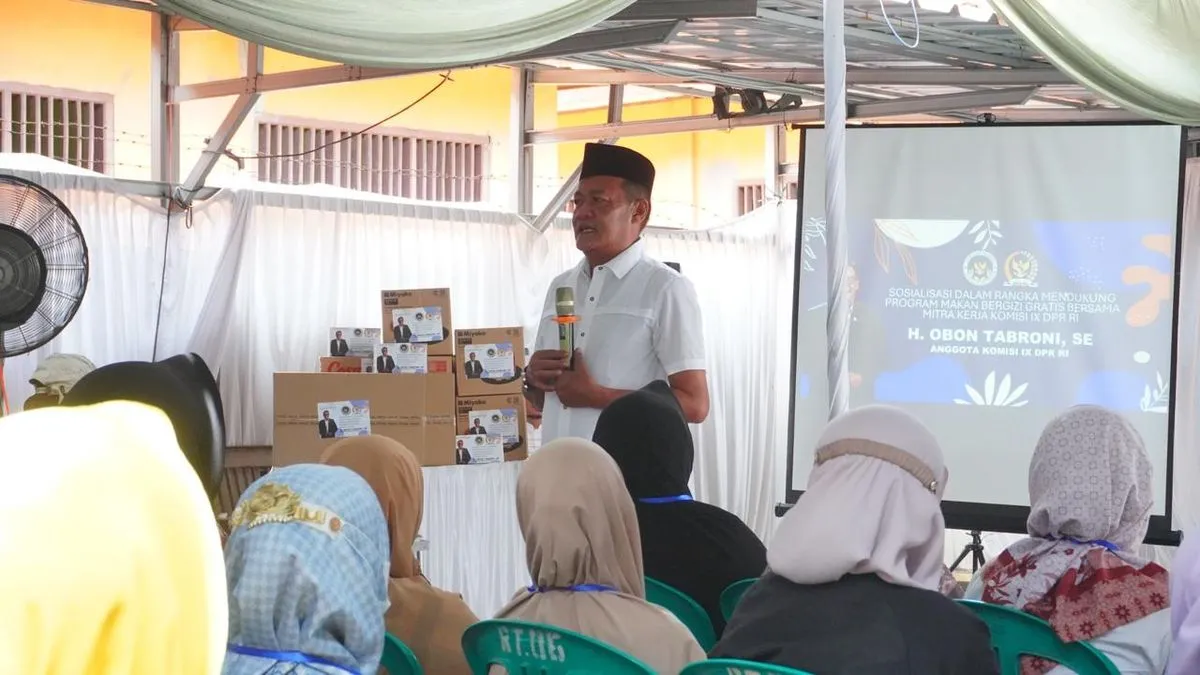 Obon Tabroni Soroti Pentingnya Gizi Seimbang saat Sosialisasi Program Makan Bergizi Gratis di Kabupaten Bekasi