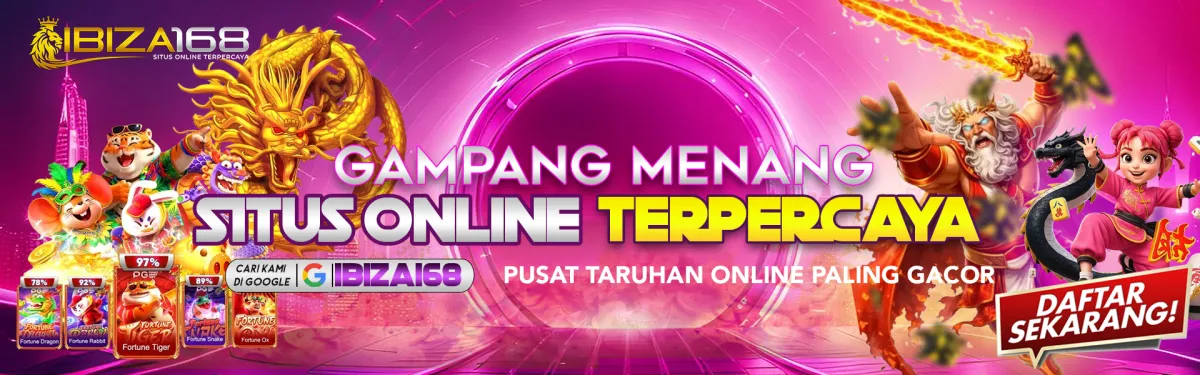 IBIZA168 Klaim Sebagai Situs Slot dengan Koleksi Gim Lengkap dan Berlisensi