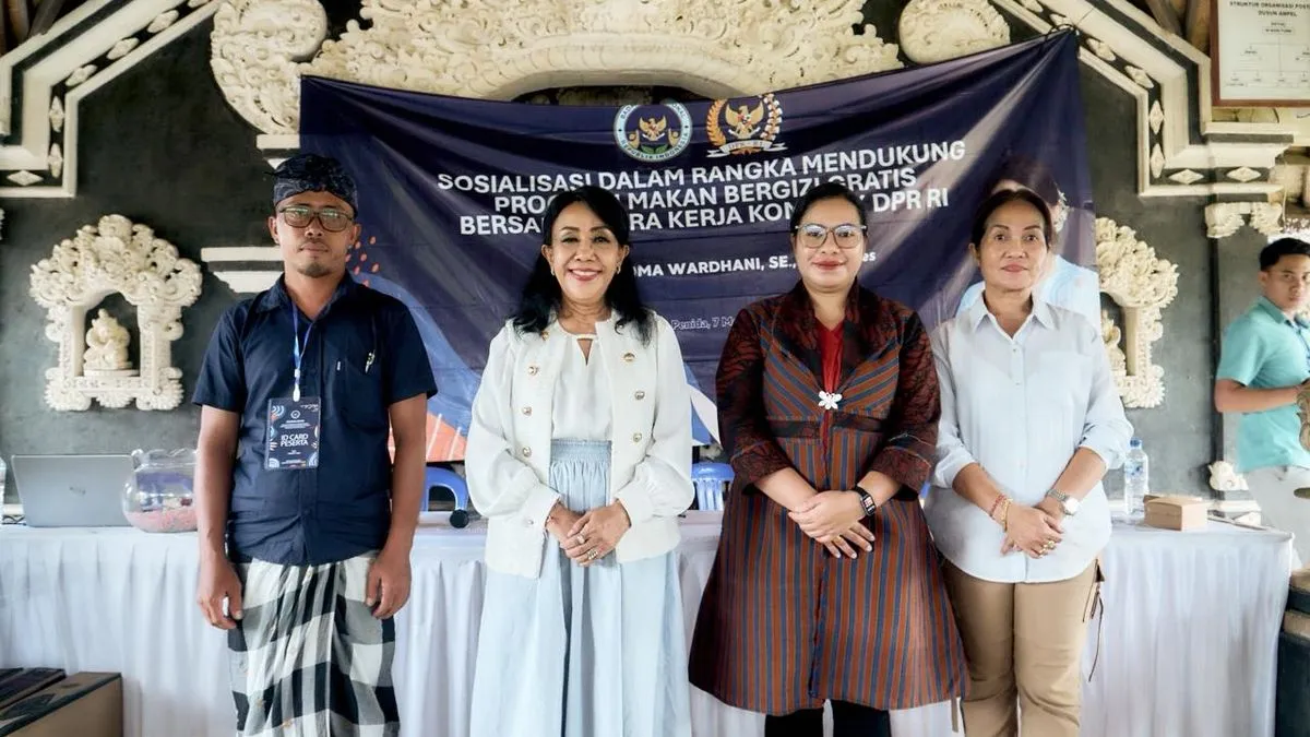 Sosialisasi Program Makan Bergizi Gratis Digelar di Desa Adat Ampel Nusa Penida