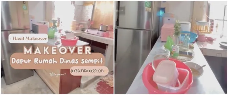 Makeover Dapur Rumah Dinas 3x3 Meter: Dari Sempit dan Berantakan Jadi Lebih Rapi dan Estetik