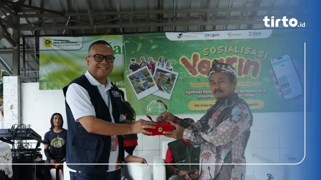 Moratelindo Resmikan Implementasi VEGRIN, Aplikasi Pertanian Cerdas Berbasis AI di Bojonggede
