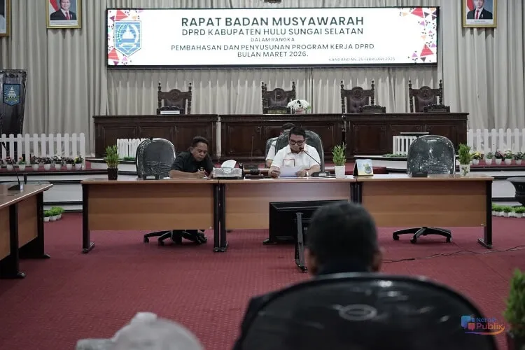 Banmus DPRD Hulu Sungai Selatan dan Eksekutif Sepakati Agenda Kerja Maret 2026