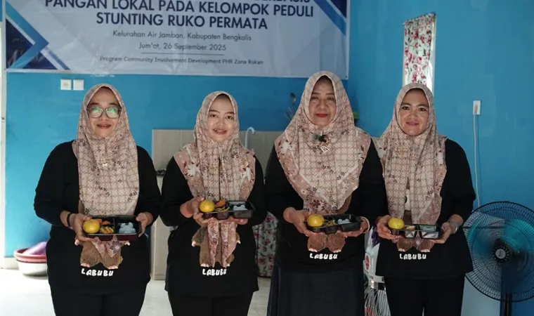 Kader Posyandu Air Jamban Bangun Dapur Sehat untuk Perkuat Upaya Cegah Stunting