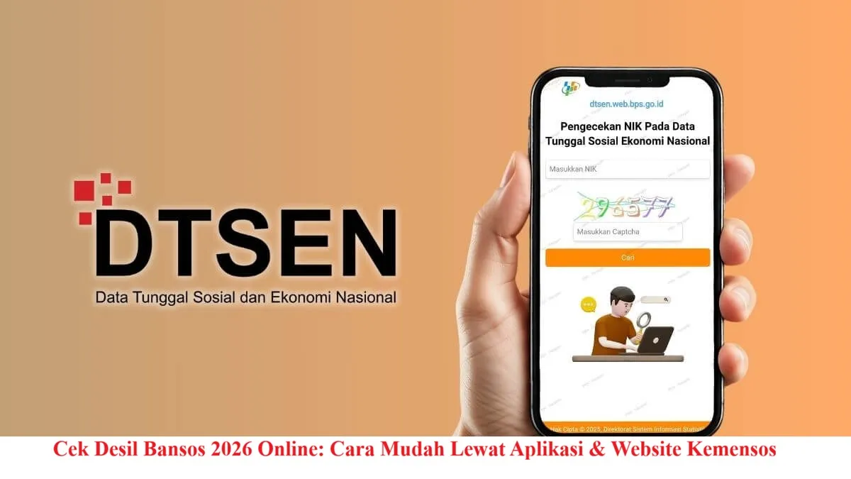 Kemensos Terapkan Sistem Desil untuk Bansos 2026, Warga Bisa Cek Status Secara Online