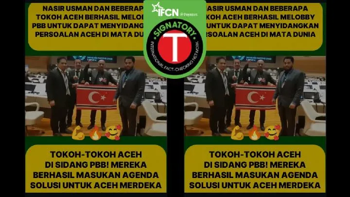 Klaim Video Tokoh Aceh Membawa Agenda Merdeka di Sidang PBB Dipastikan Keliru
