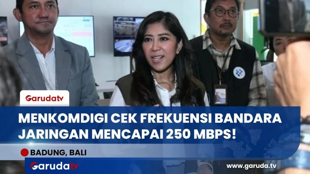 Menkomdigi Tinjau Jaringan di Bandara Ngurah Rai, Kecepatan Internet Bali Tembus 250 Mbps