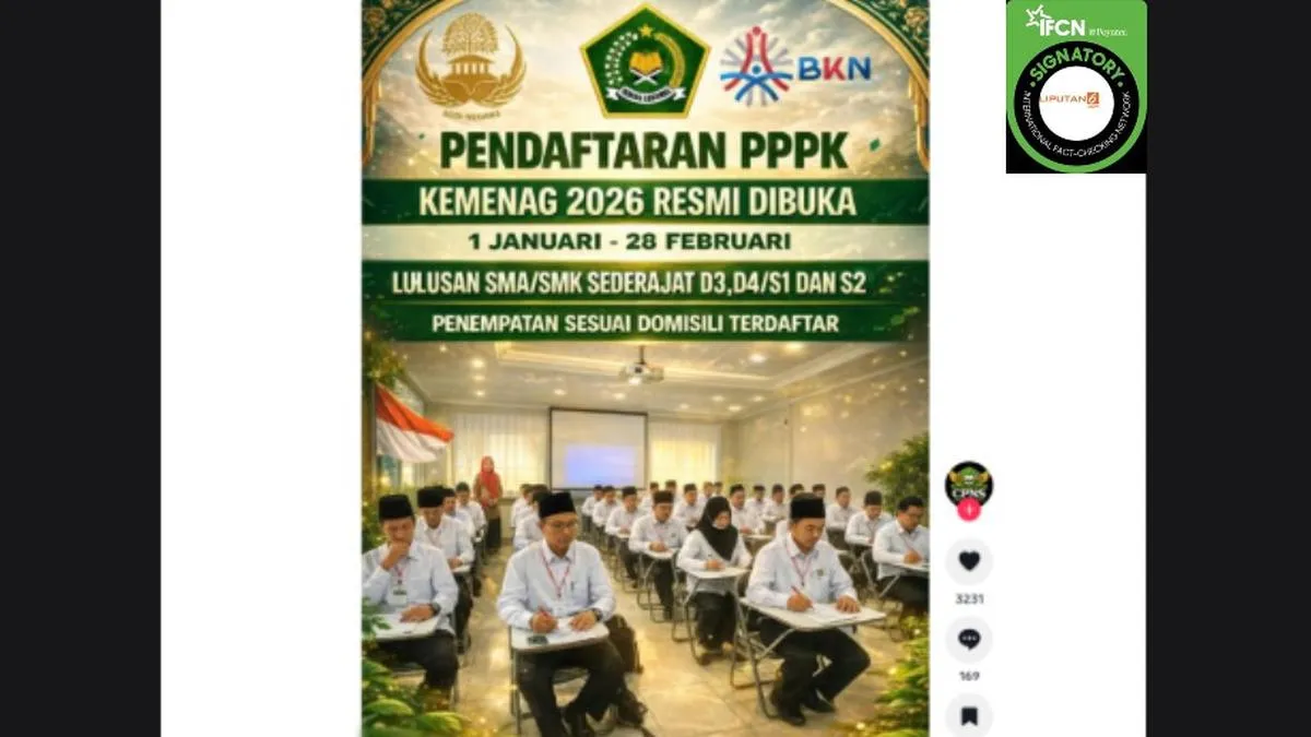 Hoaks Pendaftaran PPPK Ramai di Media Sosial, Ini Ragam Klaim yang Perlu Diwaspadai