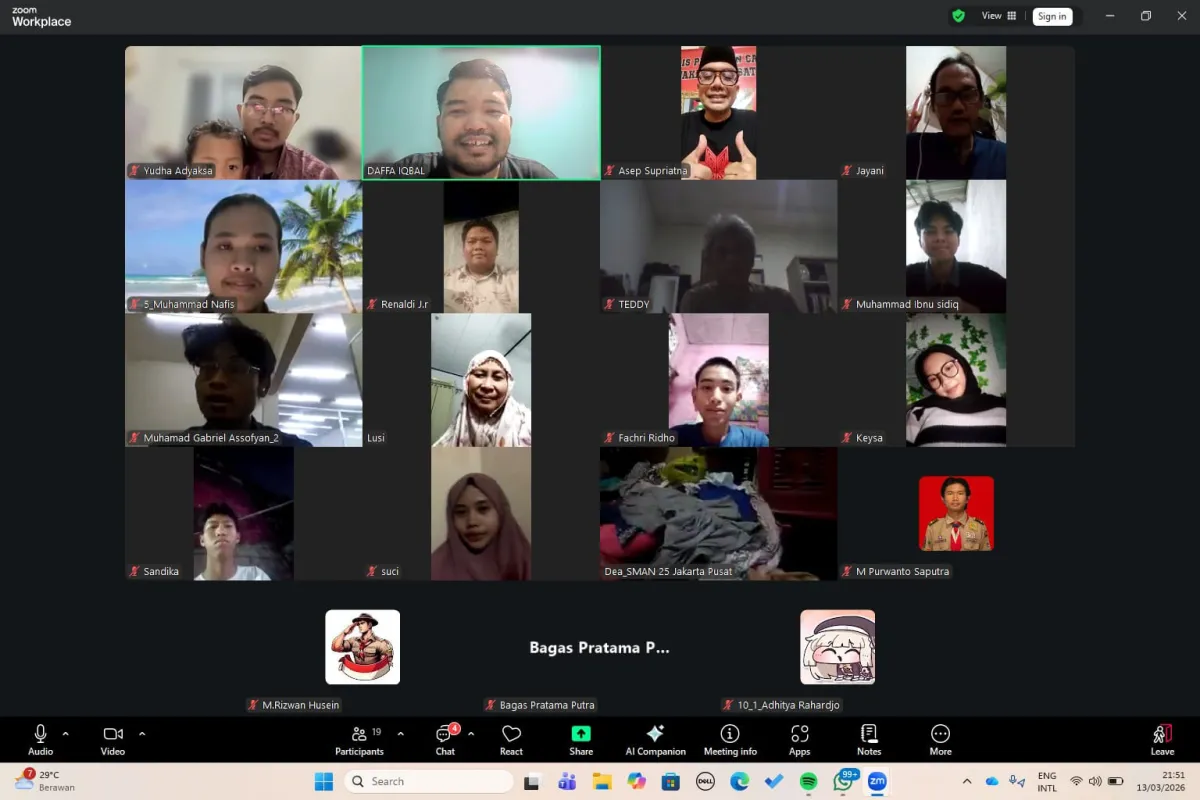 Kwarcab Pramuka Jakarta Pusat Gelar Rapat Teknis Karya Bakti Lebaran 2026 dan Sosialisasi Pelaporan via AyoPramuka